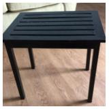 Black end table