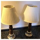 Table lamps with 12" shades