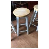 Stools white legs