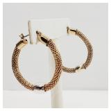 Vintage Funky Hoop Earrings