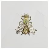 Crystal Insect Brooch