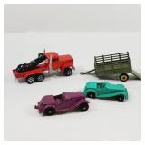 Lot of 4 Diecast Vehicle Midgetoy Majorette Husky