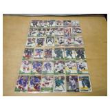 Lot of 4 FULL Pages of Hockey Cards NHL