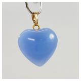 Glass Heart Pendant