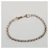 Vintage Rhinesone Bracelet 7'