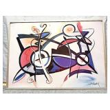 Framed Print 'Combo' by Alfred Gockel 39.5 x 28