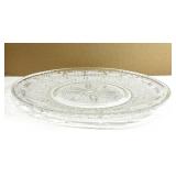 Federal Glass Heritage Clear Glass 11' Platter