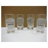 Silkscreened Funny Golf Glasses