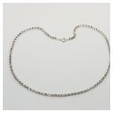 Crystal Necklace 18' Vintage Style