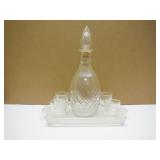 Lot of Glass Bar Decor