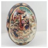 Satsuma Style Asian Decorative Egg
