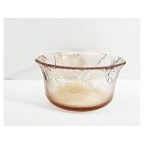 Small Pink Glass Bowl