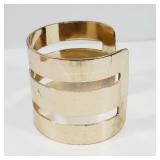 Vintage 1980's Cuff Metal Bracelet