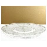 Federal Glass Heritage Clear Glass 11' Platter