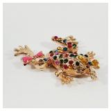 Crystal Frog Pendant