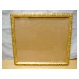 Gold Colored Frame with Glass 18' x 20'