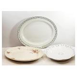 Lot of 3 Vintage Platters