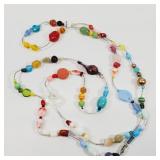 Glass Beaded Necklace 60'