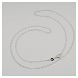 Silver Chain Necklace Stamped 925 22'
