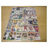 Lot of 4 FULL Pages of Hockey Cards NHL