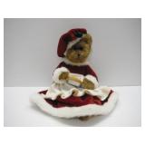 Bearington Mrs Claus Teddy Bear with Tag