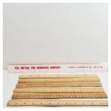 Lot of Vintage Rulers