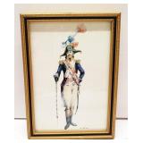 Drum Major Infantry French Republic Framed 5 x 6'