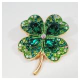 Four Leaf Clover Brooch