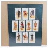 Matted Cigarette Cards Circa 1900's