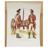 1967 Print Rhode Island Train of Artillery 11 x 14
