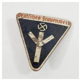 German WWII-era Deutsches Frauenwerk Pin