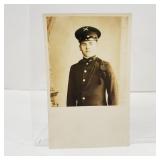 Postcard Soldier in Uniform