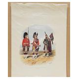 Cameron Highlanders Richard Simken Print 12 x 16'