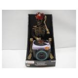 DJ Skeleton With Sound and Movement Works