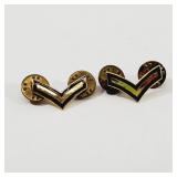 Rank Insignia Collar Pins