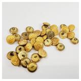 Royal Canadian Air Force Brass Button Lot