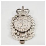Sherbrooke Hussars Canadian Cap Badge