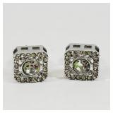 Cystal Pierced Earrings