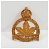 Royal Canadian Army Cadets Plastic Cap Badge