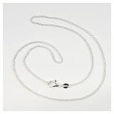 Silver Chain Necklace Stamped 925 20'