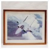 F-15 Eagle Photograph Framed 21' x 17'