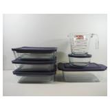 Lot of Kitchen Pyrex with Lids