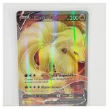 Ninetales V holographic Pokemon Card