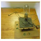Clock Made From Coffee Grinder