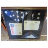Framed Flag of The United States of America