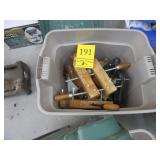Tote of Wood Clamps