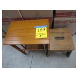 Magazine Rack & Stool