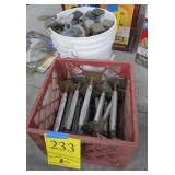 Bucket & Crate of Load Stabilizer Ends