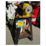 (2) Grinders on stand w/extra buffing wheels