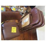 4 Padded Folding Chairs